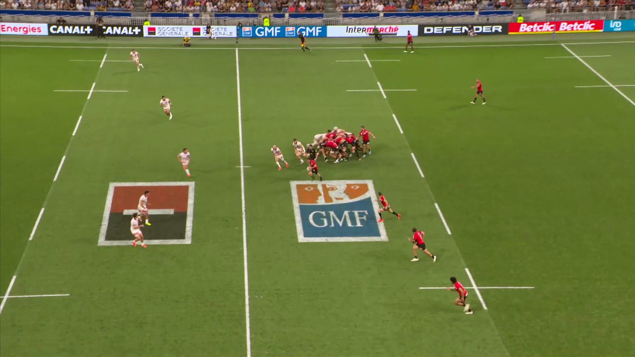 TOP 14 - Essai de Leicester FAINGA'ANUKU (RCT) - Union Bordeaux-Bègles - RC Toulon