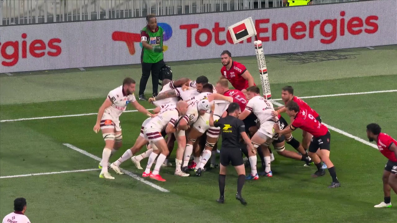 TOP 14 - Essai de Nicolas DEPOORTERE (UBB) - Union Bordeaux-Bègles - RC Toulon