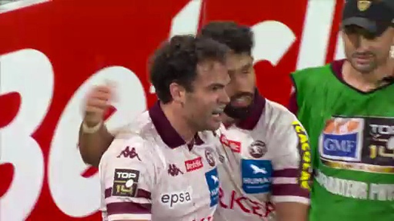 TOP 14 - Essai de Damian PENAUD (UBB) - Union Bordeaux-Bègles - RC Toulon