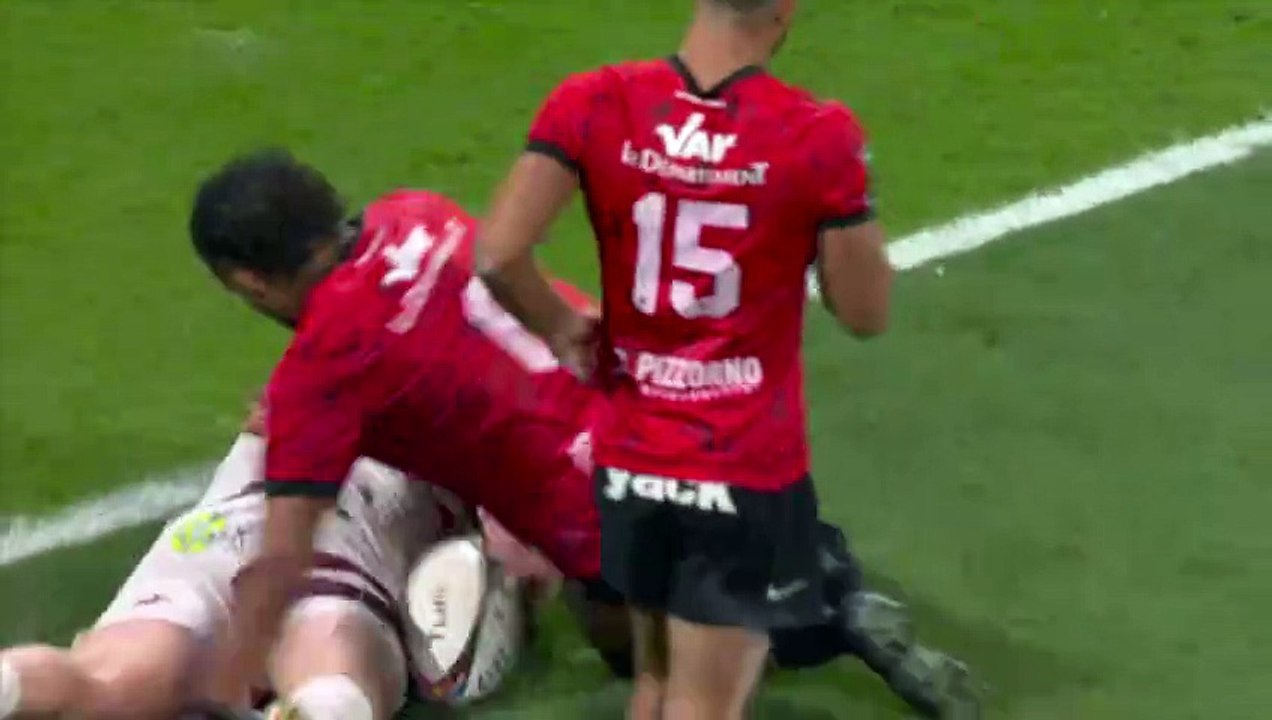 TOP 14 - Essai de Maxime LAMOTHE 3 (UBB) - Union Bordeaux-Bègles - RC Toulon