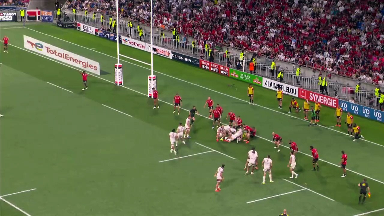 TOP 14 - Essai de Maxime LAMOTHE (UBB) - Union Bordeaux-Bègles - RC Toulon