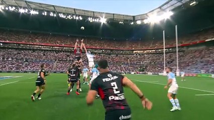 TOP 14 - Essai de Romain NTAMACK (ST) - Stade Toulousain - Aviron Bayonnais
