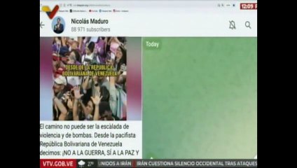 Irán se mantiene firme y en respuesta legítima a los ataques terroristas de EE. UU. e Israel