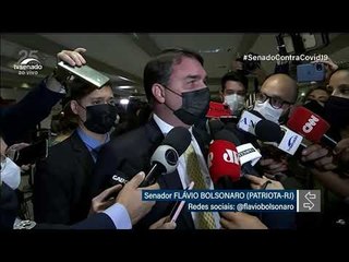 Flávio acha que Jair Bolsonaro deu risada de relatório final da CPI