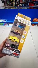 Unboxing & Review of Racing Die-Cast Mini Metal Sports Car Set | 4 Pcs Multicolor Toy Cars for Kids!