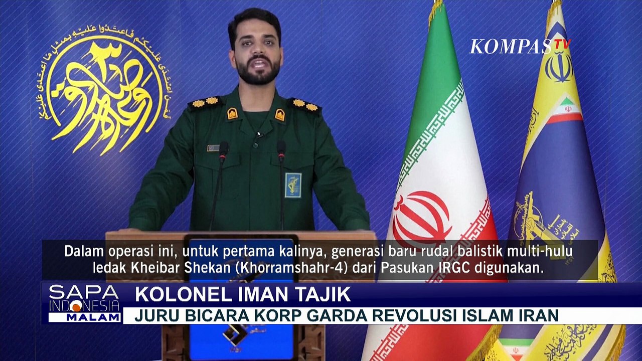 Iran Balas Serangan AS ke Israel, Luncurkan Rudal Presisi Tinggi dan Ingatkan Pelanggaran Piagam PBB