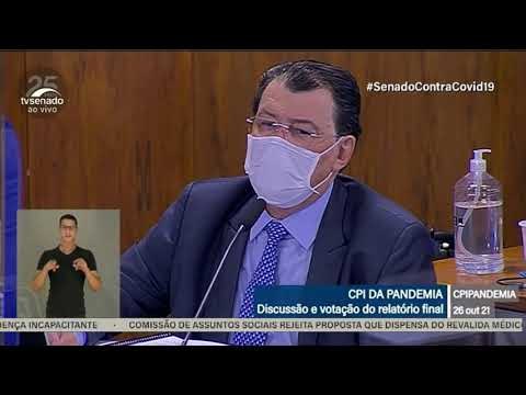 Braga, após inclusão de governador no relatório: Amazonas viveu subsolo do inferno
