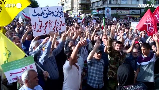 Iran, proteste a Teheran contro Stati Uniti e Israele