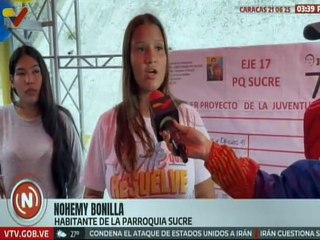 Juventud caraqueña postuló proyectos en el marco de las 7 Transformaciones