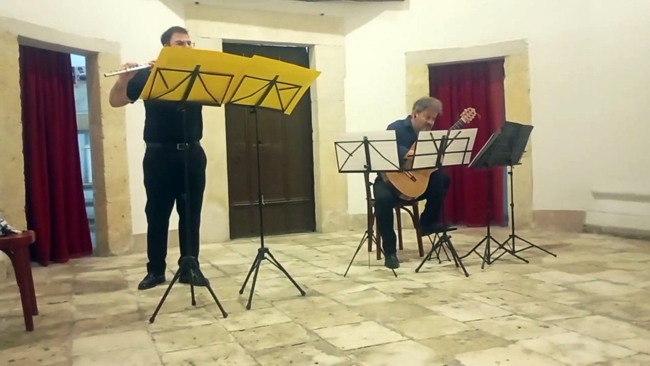 Nel centro storico di Andria concerto "Notturno - chitarra e flauto" con i Maestri Ieva e Pellegrino