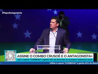 Assista à íntegra do discurso de Sergio Moro na filiação ao Podemos
