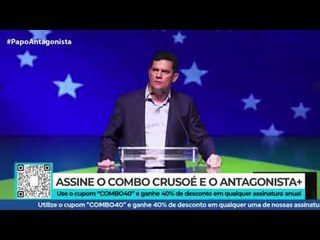 "É um engano dizer que acabou a corrupção", ataca Moro