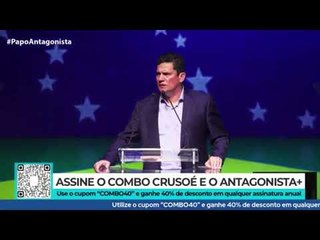 "Chega de petrolão, chega de rachadinha", diz Moro, ao propor tribunal anticorrupção