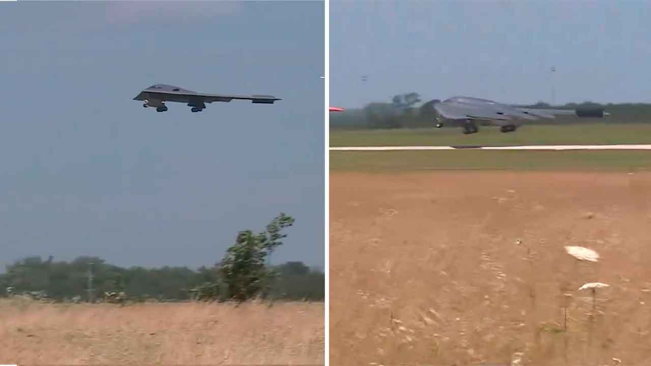 Video: B-2-bommenwerpers landen in de VS na 36 uur durende aanvalsmissie in Iran