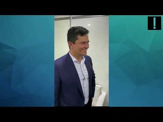 Em tom de brincadeira, Moro convida Danilo Gentili para ser seu vice; assista #shorts