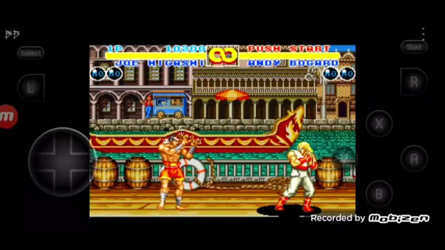 Fatal Fury 2 Joe Higashi vs Andy Bogard fala de vitória do Andy Bogard em português