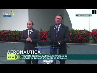 'Querem roubar nossa liberdade', diz Bolsonaro a sargentos da Aeronáutica