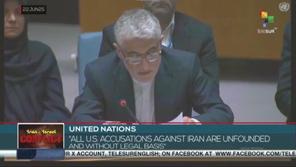 Iranian representative exposes U.S. Aggression and defends sovereignty at the UN