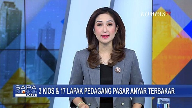 Kebakaran Pasar Anyar Bogor, 3 Kios dan 17 Lapak Pedagang Hangus Terbakar