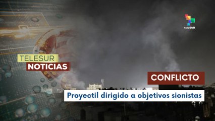 Yemen lanza misil contra objetivos sionistas en Israel