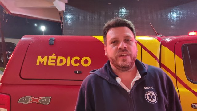 Vítimas estavam enclausuradas diz médico do Siate sobre acidente na Rua Cuiabá em Cascavel