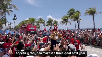 'So special' - Panthers party at NHL victory parade