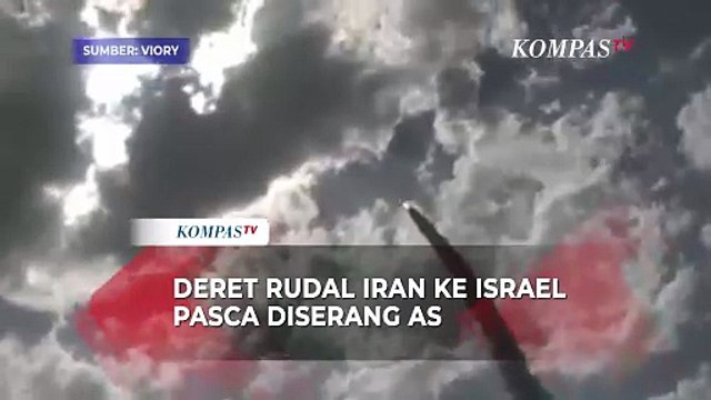 Makin Panas! Iran Luncurkan Deretan Rudal ke Israel Pasca Situs Nuklir Dibom Amerika Serikat
