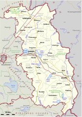 Map of Ludza Municipality. Peta Munisipalitas Ludza. Ludza Municipality Map. Map of Municipality of Ludza. Municipality of Ludza Map. Ludzas novada karte. Carte de la municipalité de Ludza. Mapa do Município de Ludza. Mapa del municipio de Ludza. ルドザ市の地図