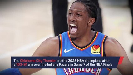 Breaking News: Thunder claim NBA title