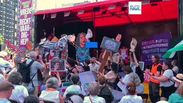 Vor dem Gipfel: Hunderte demonstrieren in Den Haag gegen die NATO