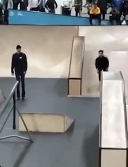 He definitely handed over the parking lot.