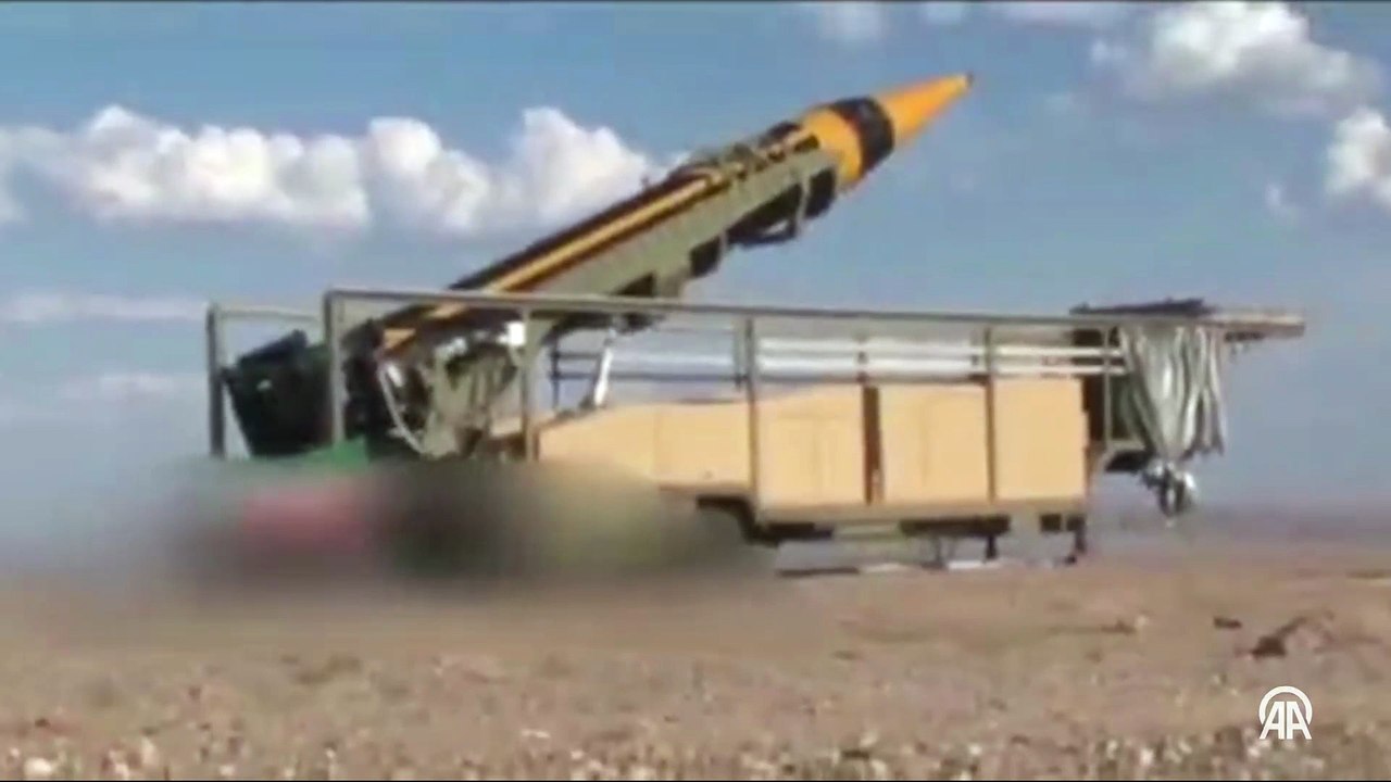 İran Devrim Muhafızları Ordusu, ABD saldırısı sonrası İsrail'e füze fırlatma anlarını paylaştı