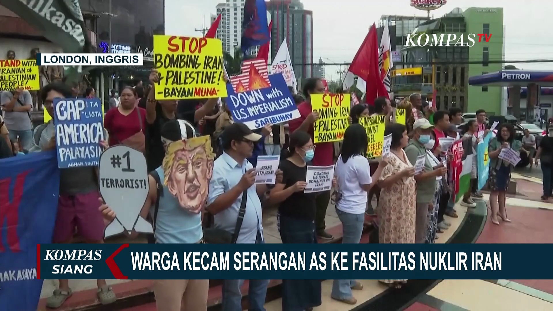 Panas! Gelombang Unjuk Rasa Global Kecam Serangan AS ke Fasilitas Nuklir Iran