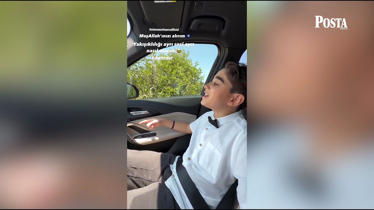 Emrah’ın oğlu Elyesa’dan sürpriz performans: 'Derbeder' şarkısını böyle söyledi!