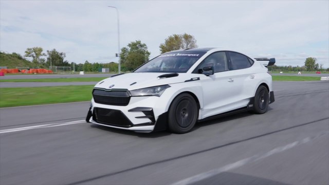 Der neue Enyaq RS Race - ein Motorsportkonzept mit nachhaltigen Ideen für Serienmodelle