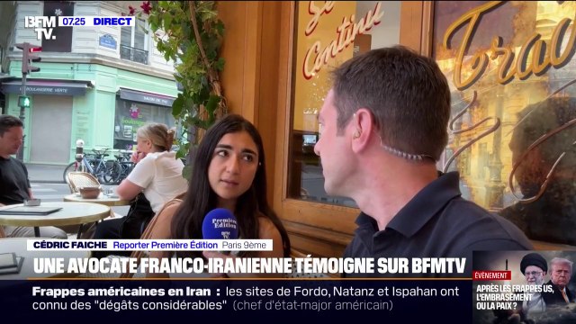 Frappes en Iran: Les gens ont extrêmement peur en Iran , rapporte Mona Armande, avocate franco-iranienne, membre de l'association Iran justice