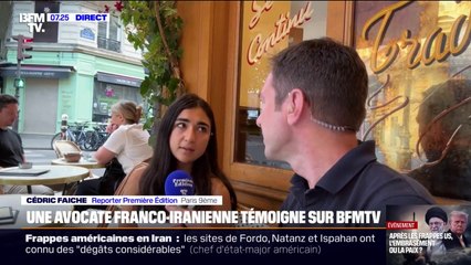 Frappes en Iran: "Les gens ont extrêmement peur en Iran", rapporte Mona Armande, avocate franco-iranienne, membre de l'association "Iran justice"