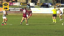 Matt Wilson kicks a clever goal
