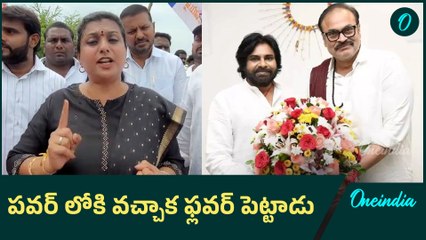 Nagababu మంత్రి ఉద్యోగం కోసం Pawankalyan కష్టపడుతున్నాడు | Roja Selvamani | Oneindia Telugu