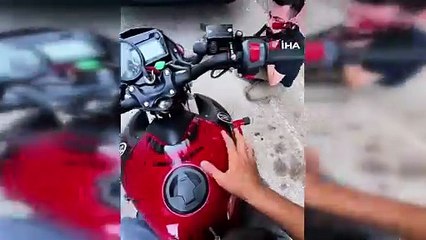 Boğazına şeker kaçan vatandaşı böyle kurtardılar!