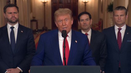 "Irán debe ahora hacer la paz. Si no lo hace, los futuros ataques serán mucho mayores"