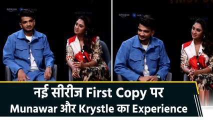 Exclusive Interview: Munawar Faruqui और Krystle D'Souza ने ‘First Copy’ के बारे में शेयर की खास बात 