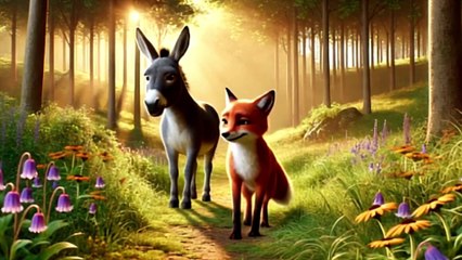 सिंह, चालाक सियार और मूर्ख गधा – पंचतंत्र की एक लोभ और धोखे की कहानी