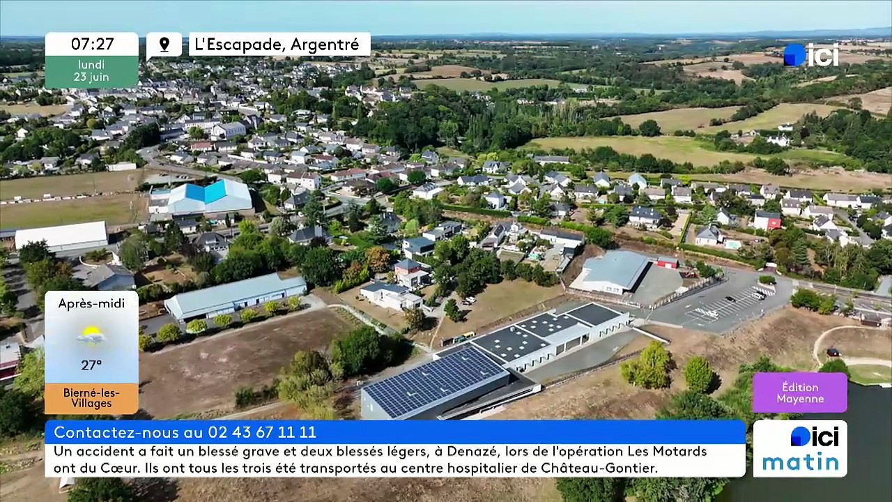 23/06/2025 - ici matin par ici Mayenne en vidéo