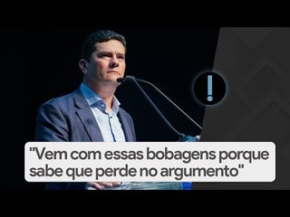 Moro rebate Ciro: "Vem com essas bobagens porque sabe que perde no argumento"