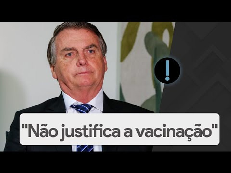 Bolsonaro volta a menosprezar mortes de crianças por Covid: "Não justifica a vacinação"