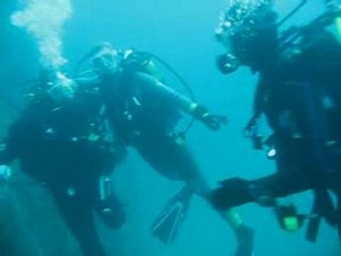 1ère plongée profonde FFESSM avec les copains