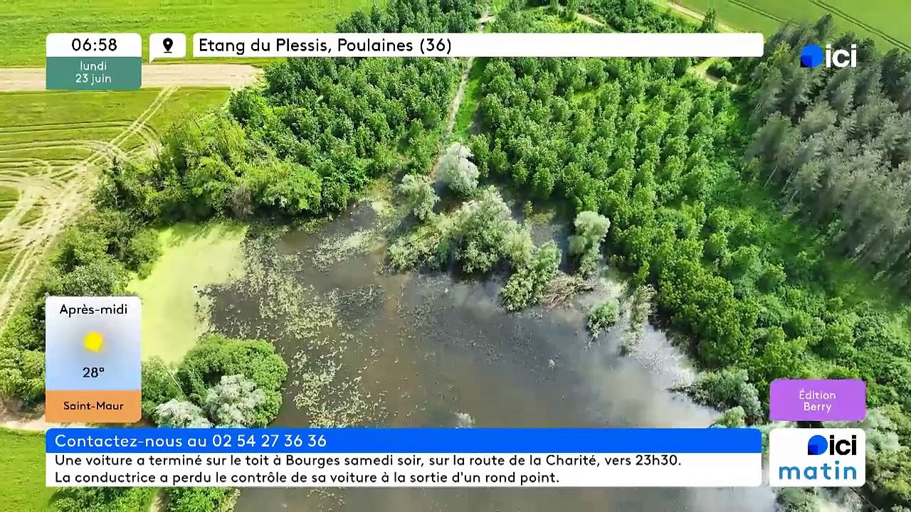 23/06/2025 - ici matin par ici Berry en vidéo