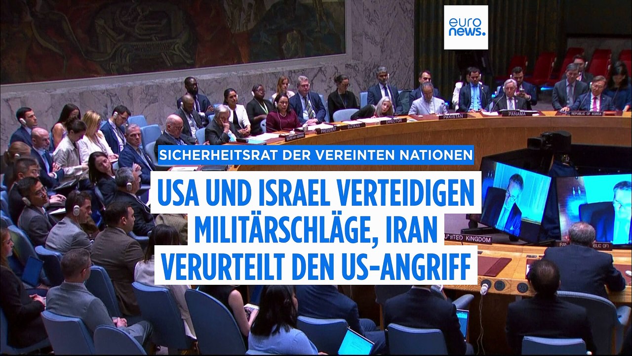 UN-Sicherheitsrat: USA und Israel verteidigen US-Angriff auf iranische Atomanlagen