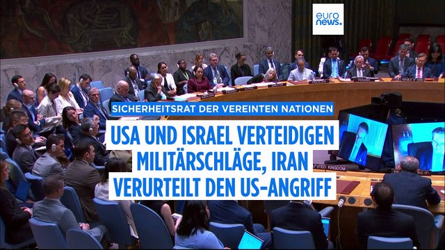 UN-Sicherheitsrat: USA und Israel verteidigen US-Angriff auf iranische Atomanlagen